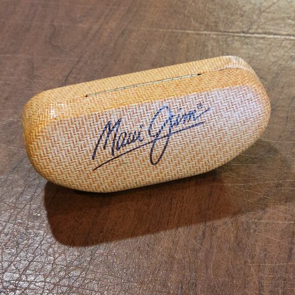 Maui Jim Basket Weave Clamshell Sunglasses Hard Case - Picture 1 of 5